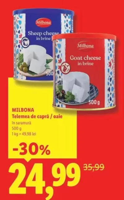 Telemea de capră / oaie — 500 g