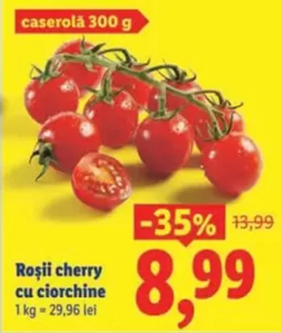 Roșii cherry cu ciorchine — caserolă 300 g