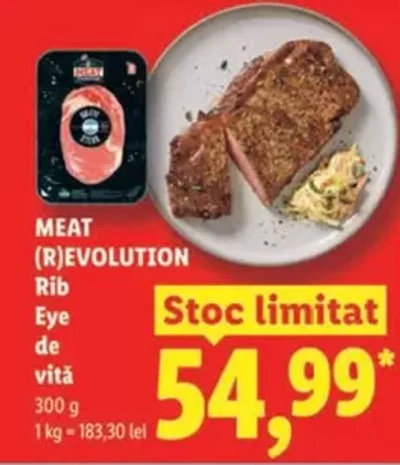 Rib Eye de vită — 300 g