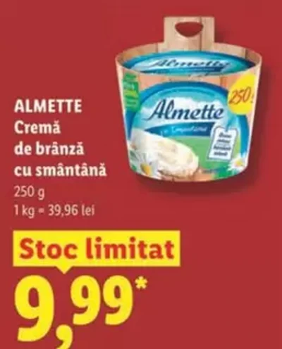 Cremă de brânză cu smântână — 250 g