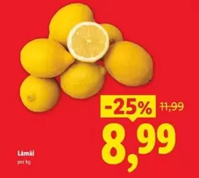 Lemons — per kg